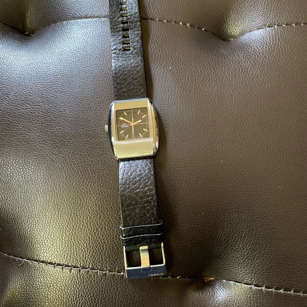 Diesel Black and Silver Men's Watch